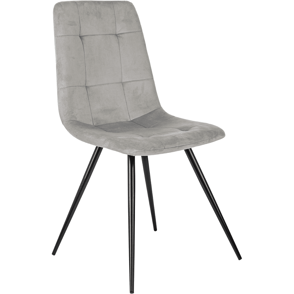 Стул Бюрократ "CH-K1_4", ткань, светло-серый, металл, комплект 4 штуки - 2