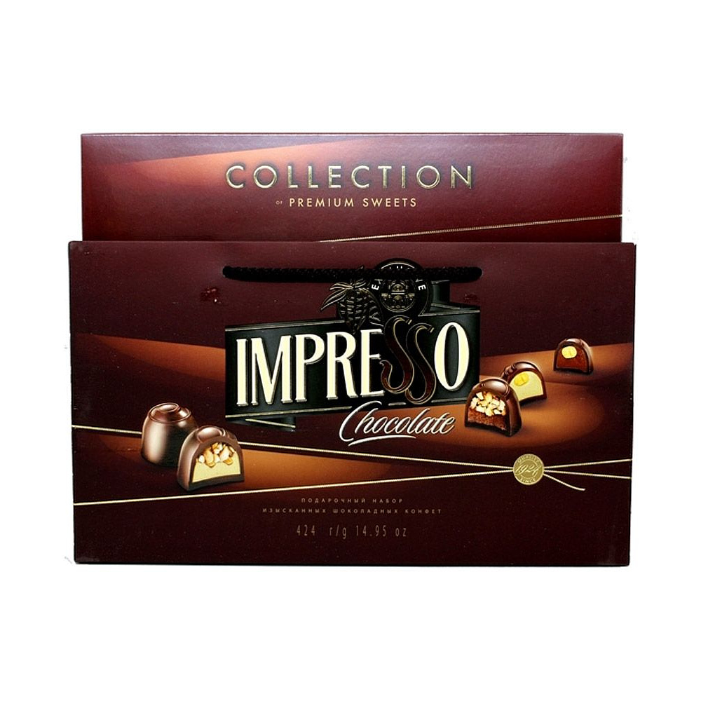 Конфеты в наборе "Impresso Premium", 424 г, коричневый