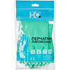 Перчатки латексные с х/б покрытием HQ Profiline р-р M зеленый - 3