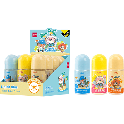 Клей бумажный Deli "Liquid Glue 7301А", 35 мл