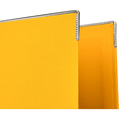 Папка-регистратор "Yesli:", А4, 50 мм, ПВХ, желтый - 3