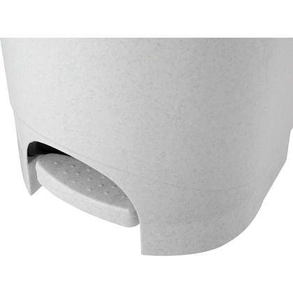 Урна для мусора IDEA 19л, пластик, с педалью, мрамор - 5