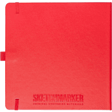 Скетчбук "Sketchmarker", 80 листов, 20x20 см, 140 г/м2, красный 