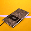 Блокнот "Shabby brown texture", А5, 96 листов, линейка, коричневый - 8