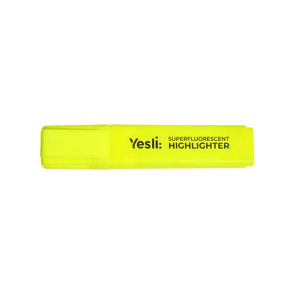 Маркер текстовый "Yesli:", желтый - 2