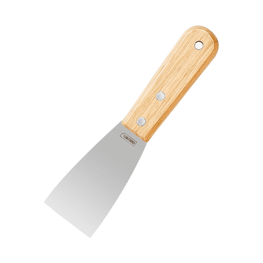 Шпатель Deli YS DL-HD2C, нержавеющий, 50 мм, деревянная рукоятка