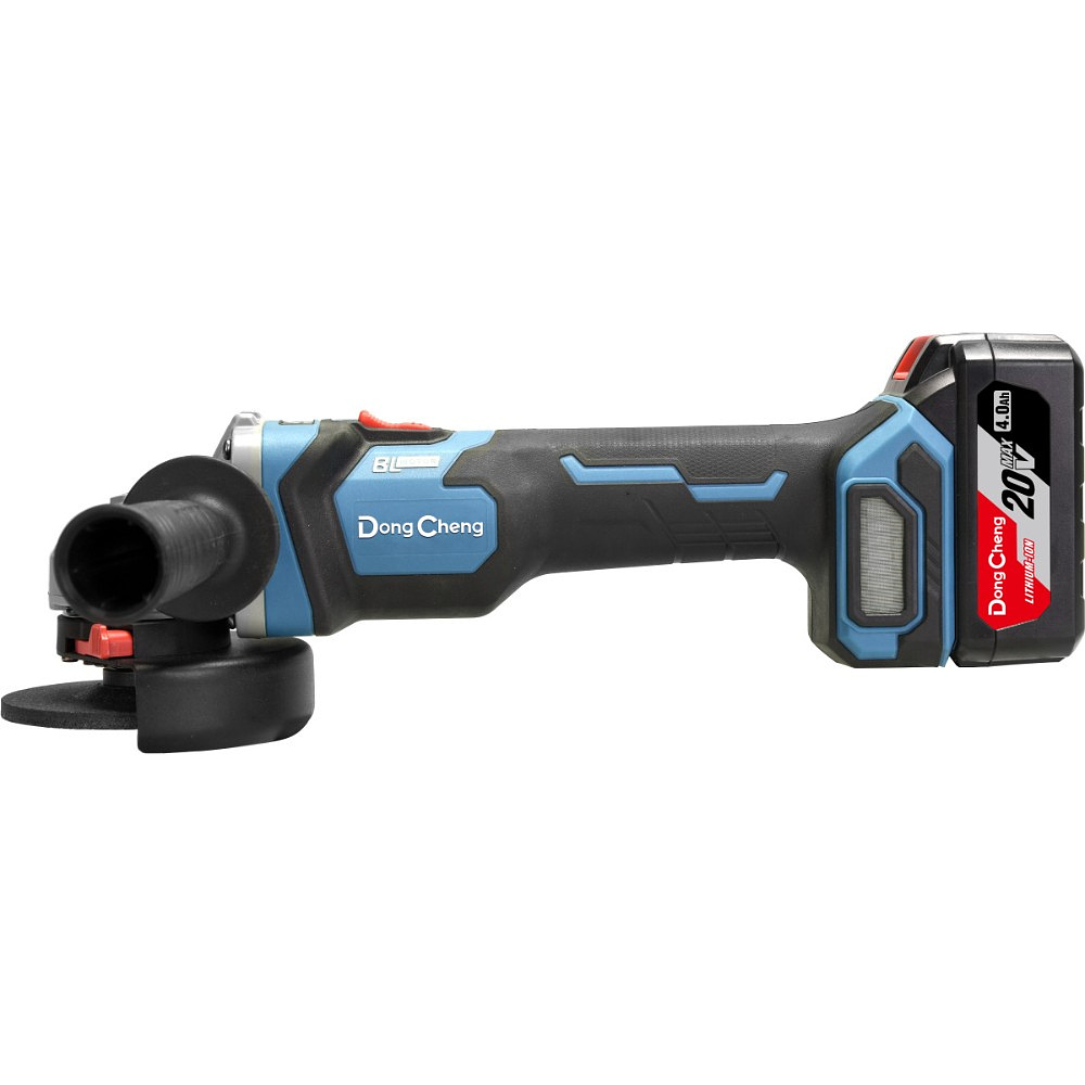 Угловая шлифмашина DongCheng DCSM04-125 (TYPE EM), 125 мм, 2 АКБ, 4 Ач, З/У 2 А - 2