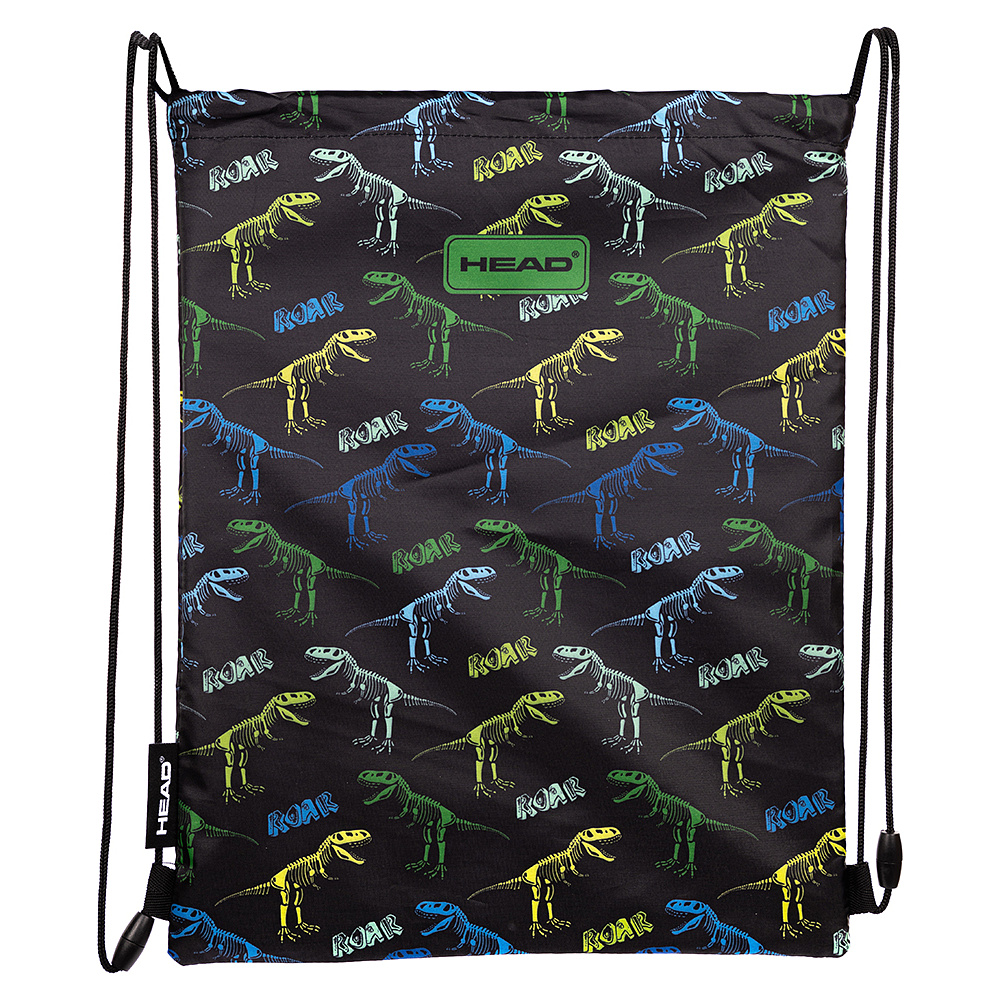 Мешок для обуви Head "Dinos Era", 44x33 см, черный