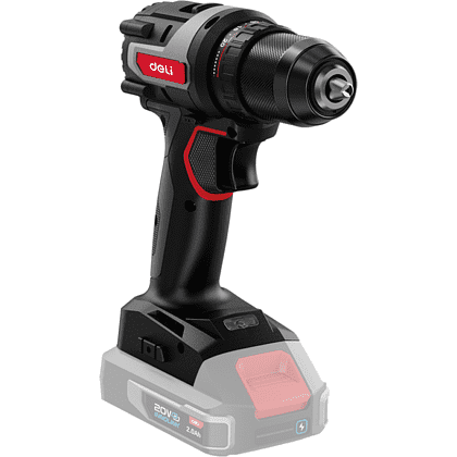 Аккумуляторная дрель-шуруповерт Deli RS EDE-DZ20-1, 20 В, 50 Нм, без АКБ и З/У, коробка - 5