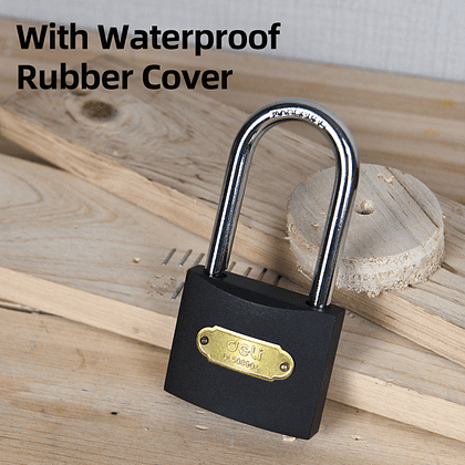 Замок навесной Deli EDLEDL508406 60 мм, автомат, 3 ключа, защита от влаги - 5