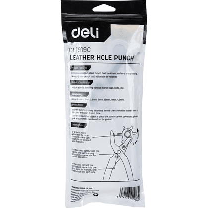 Пробойник Deli YS EDL1919C, 215 мм, 2-4,5 мм, металлический - 7