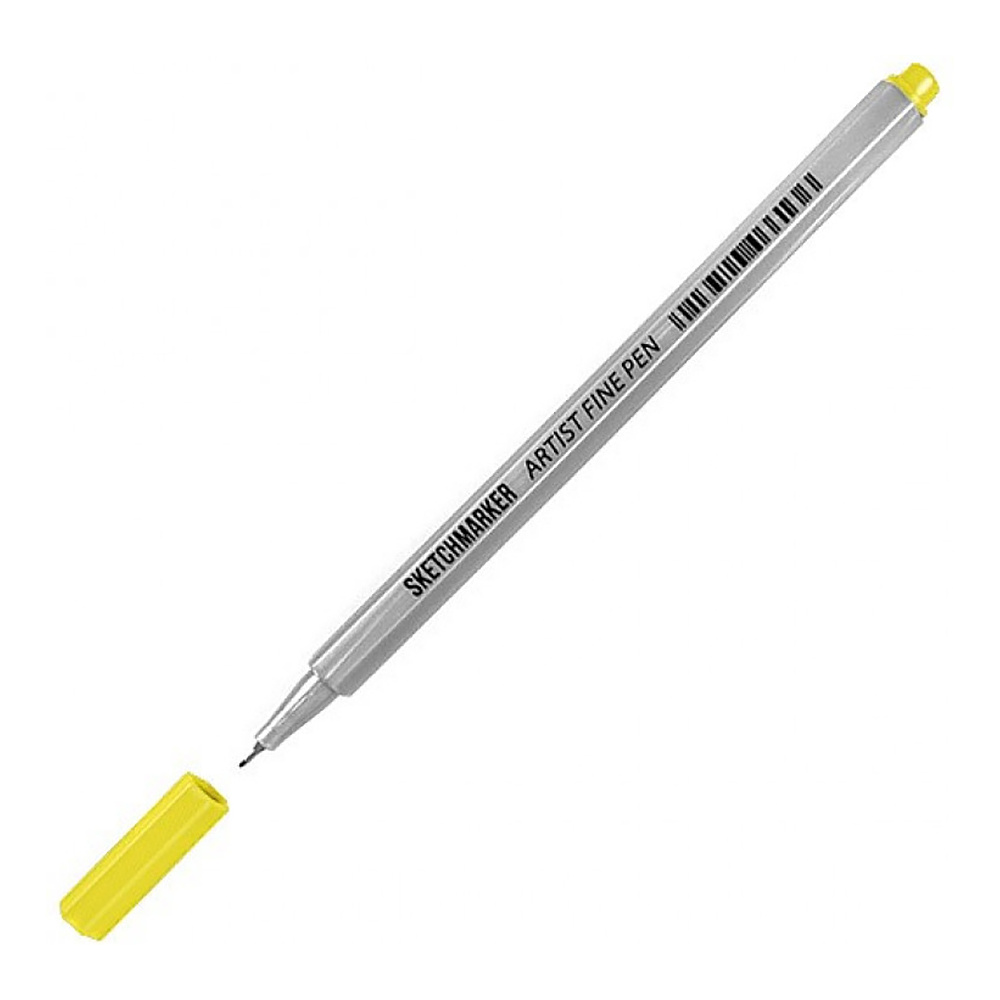 Ручка капиллярная "Sketchmarker", 0.4 мм, желтый