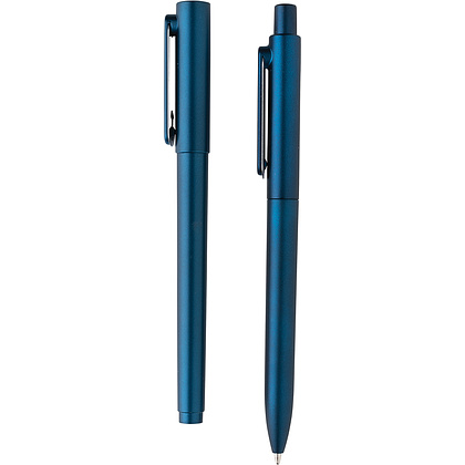 Набор ручек "X6": ручка шариковая автоматическая, ручка шариковая, синий - 3