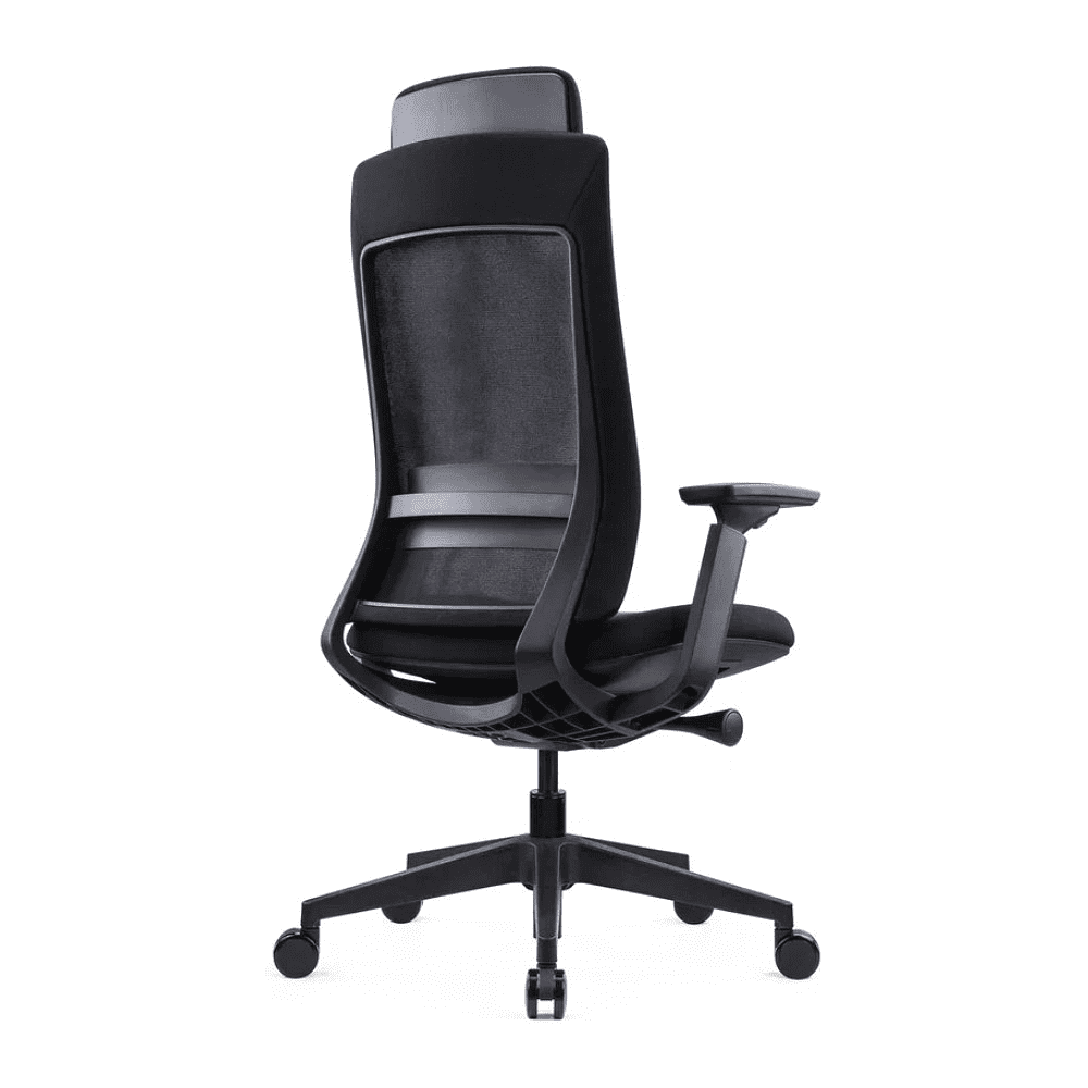 Кресло для руководителя SitZone E-VL002A, сетка, ткань, пластик, черный, -30% - 4