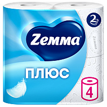 Бумага туалетная Zemma Плюс