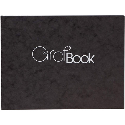 Блокнот скетчбук "Graf Book 360", 19x25 см, 100 г/м2, 100 листов