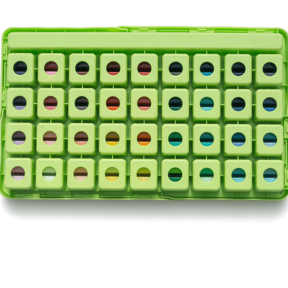 Краски гуашевые "Himi Jelly Cup", набор 72 цветов, 12 мл, кювета, пластиковый футляр - 3