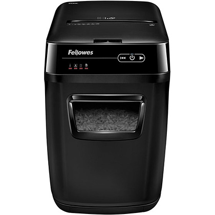 Уничтожитель Fellowes AutoMax 200M, микрорезка, автоподача, DIN P-5, 2х14 мм, 200 листов, 32 литра - 3