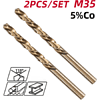 Сверло по металлу Deli RS EDH-MHZ020-E2, 2.0 мм, DIN 338, HSCo 5%, 2 шт. - 2