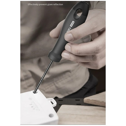 Отвертка Deli HS EHT1206, PH2х150 мм, Soft Touch, черный - 8