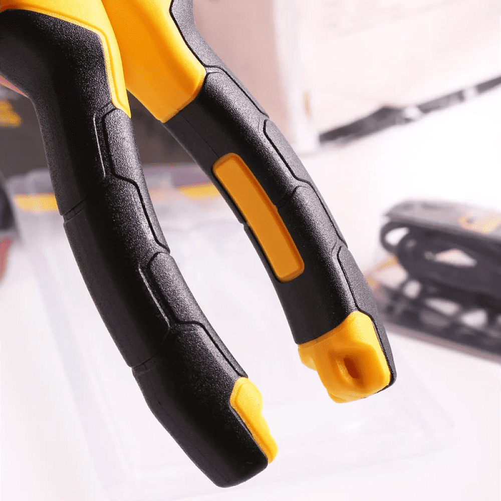 Плоскогубцы Deli YS EDL2006Z, 160 мм, 2-х компонентные рукоятки - 5