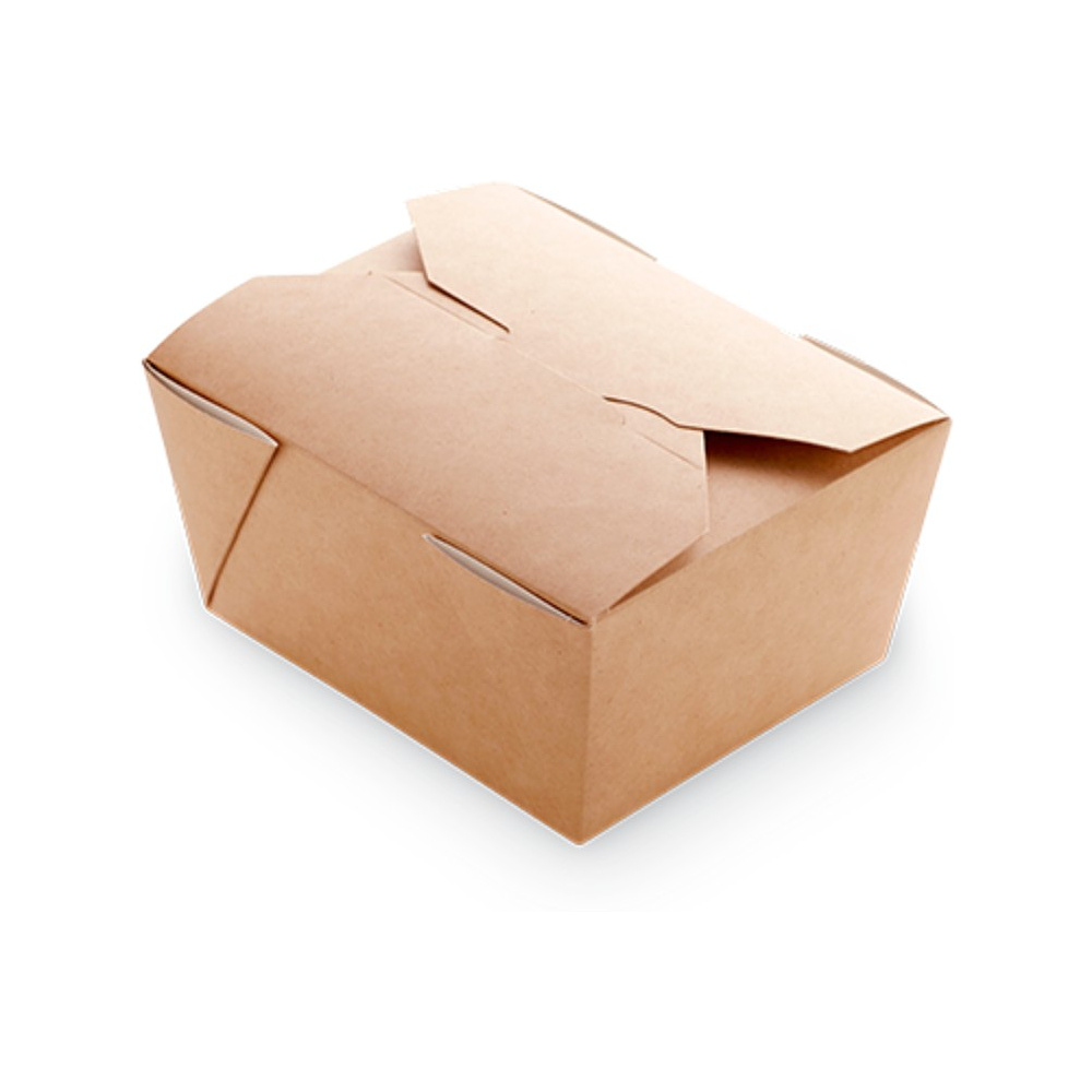 Контейнер бумажный 600 мл, 130/113х105/90х64, 50 шт/упак, крафт - 3