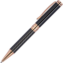 Набор "Mark Twain 1261903": ручки шариковая автоматическая + перьевая, серый, золотистый