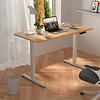 Стол с электроприводом WellDesk Prime 1300x675х18 белый/акация лэйкленд (9191462+9072453) - 4
