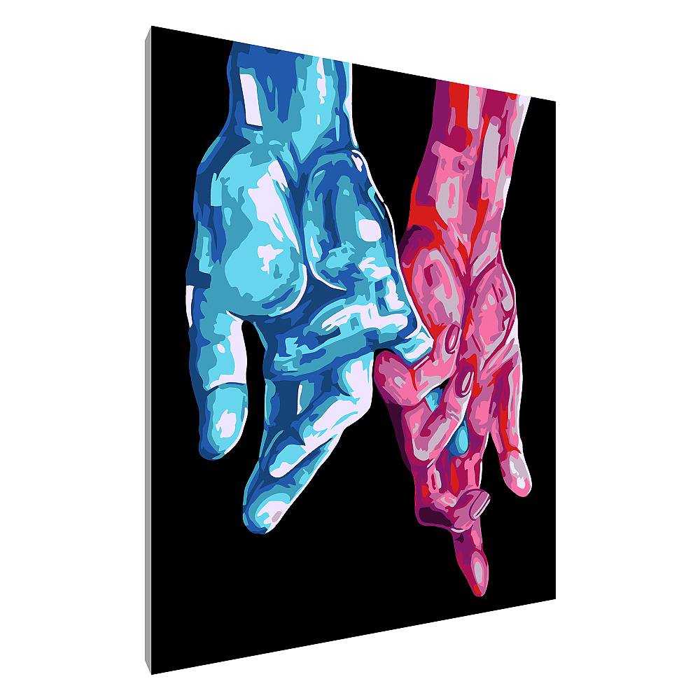 Картина по номерам "Руки"