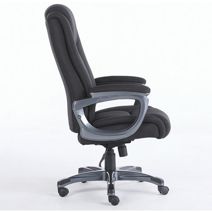 Кресло д/руководителя BRABIX PREMIUM Solid HD-005, ткань, пластик, черный - 5