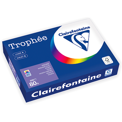 Бумага цветная "Trophée", А4, 500 листов, 80 г/м2, фиолетовый