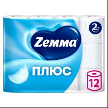 Бумага туалетная Zemma Плюс