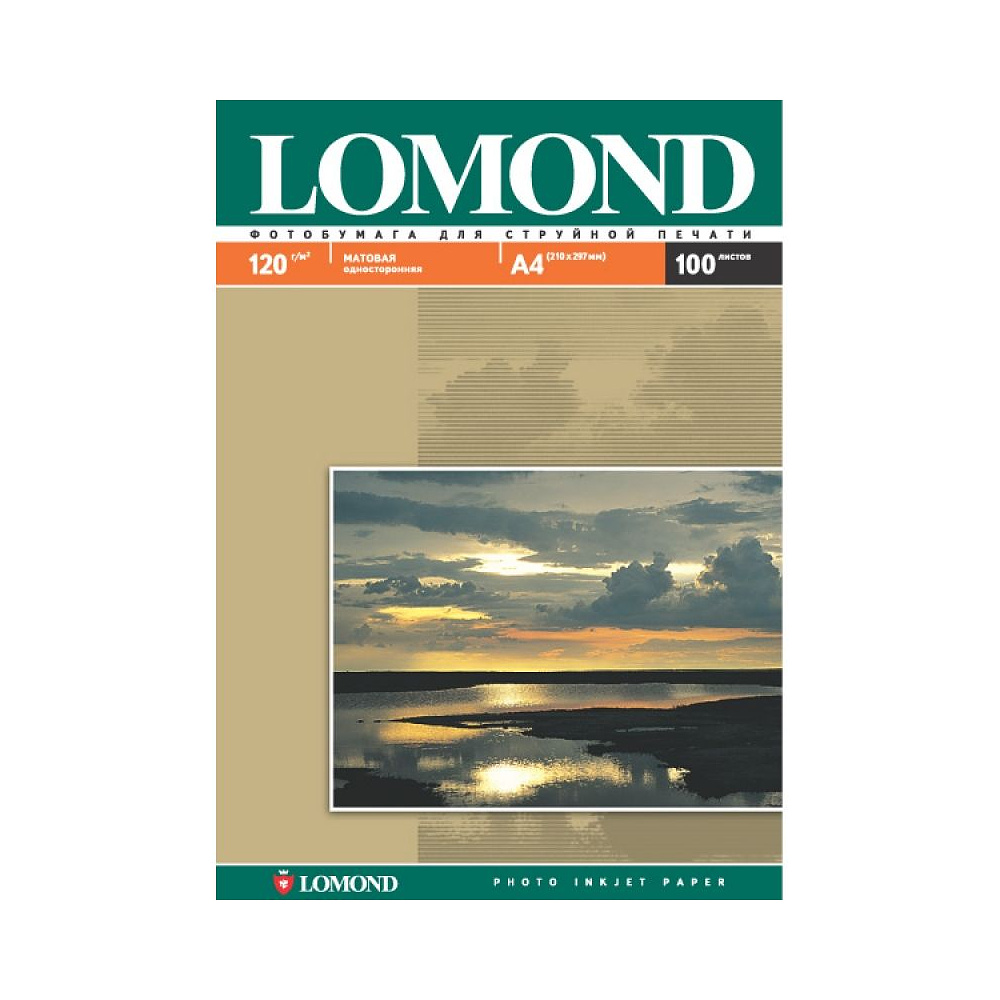 Фотобумага матовая для струйной фотопечати "Lomond", A4, 50 листов, 230 г/м2 - 2