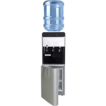 Кулер для воды Ecotronic V43-LE, черный, серебристый, 16 л 