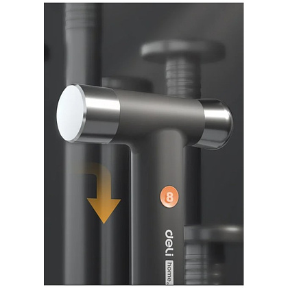 Молоток Deli HS EHT7008C, 0,25 кг, Soft Touch, оранжевый - 4