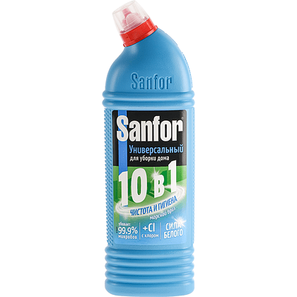 Средство чистящее для сантехники "Sanfor Универсал", 750 мл, морской бриз