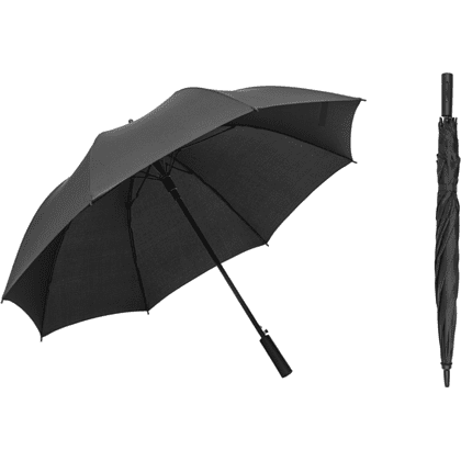 Зонт-трость "99130", 122 см, черный - 2