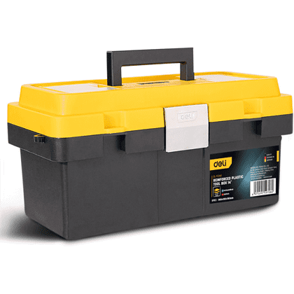 Ящик для инструмента Deli "EDL-TC240", 360х190х180 мм, пластмасса 