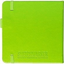 Скетчбук "Sketchmarker", 80 листов, 12x12 см, 140 г/м2, зеленый луг