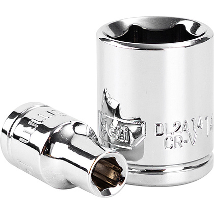 Набор торцевых ключей "Deli" EDL0012T,12 предметов, 5-14 мм, желтый, серебристый - 4