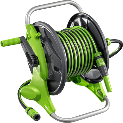 Шланг поливочный Amigo Grande 79605, на катушке, с распылителем, 1/2", 15 м - 2