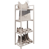 Обувница ALLERD 2+2 RION, белый муар, 440х250х1030, энигма