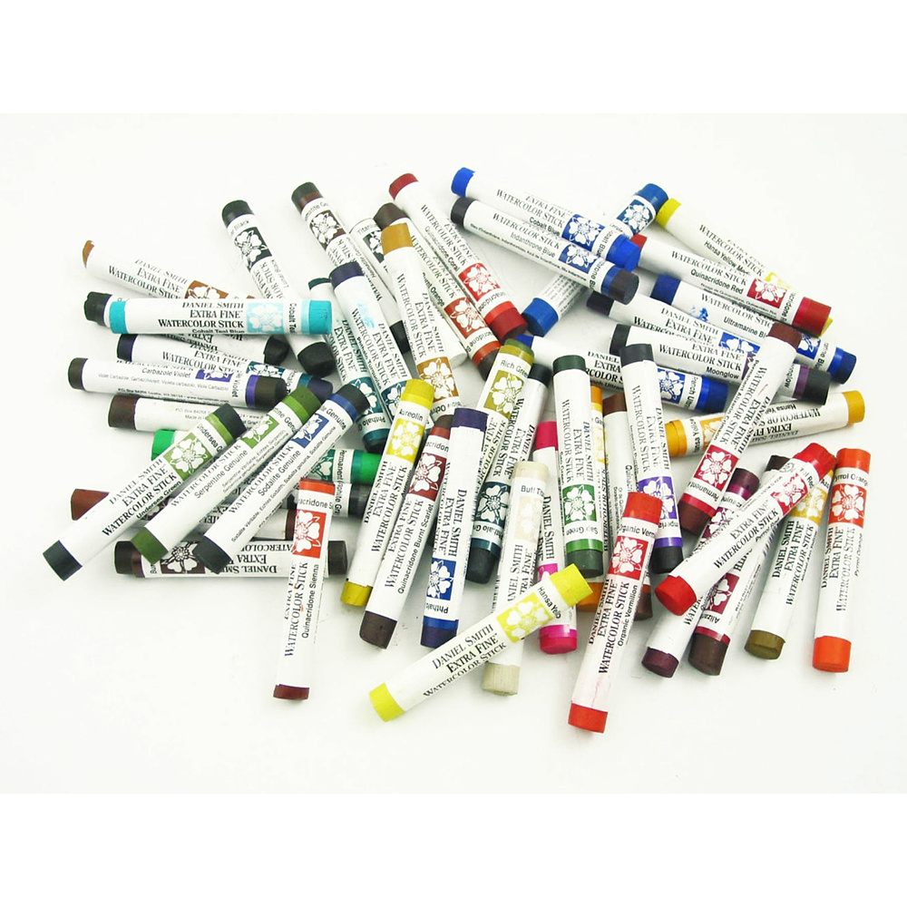 Стик акварельный "Daniel Smith", лунный черный, 12 мл - 4