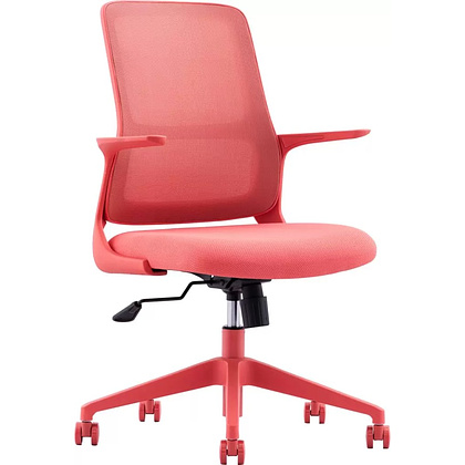 Кресло для персонала EVERPROF Elf, сетка, красный