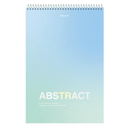 Блокнот "Abstract", А4, 80 листов, клетка, ассорти - 5