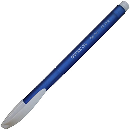 Ручка гелевая "Senator GP10", 0.5 мм, синий, стерж. синий