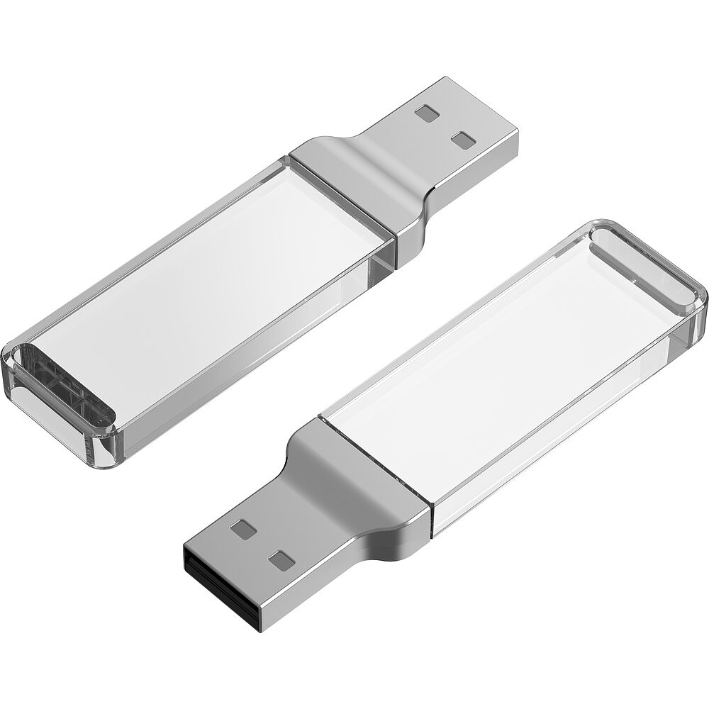 USB Flash накопитель 2.0 16 Gb ZC-005, пластик, металл, белый - 2