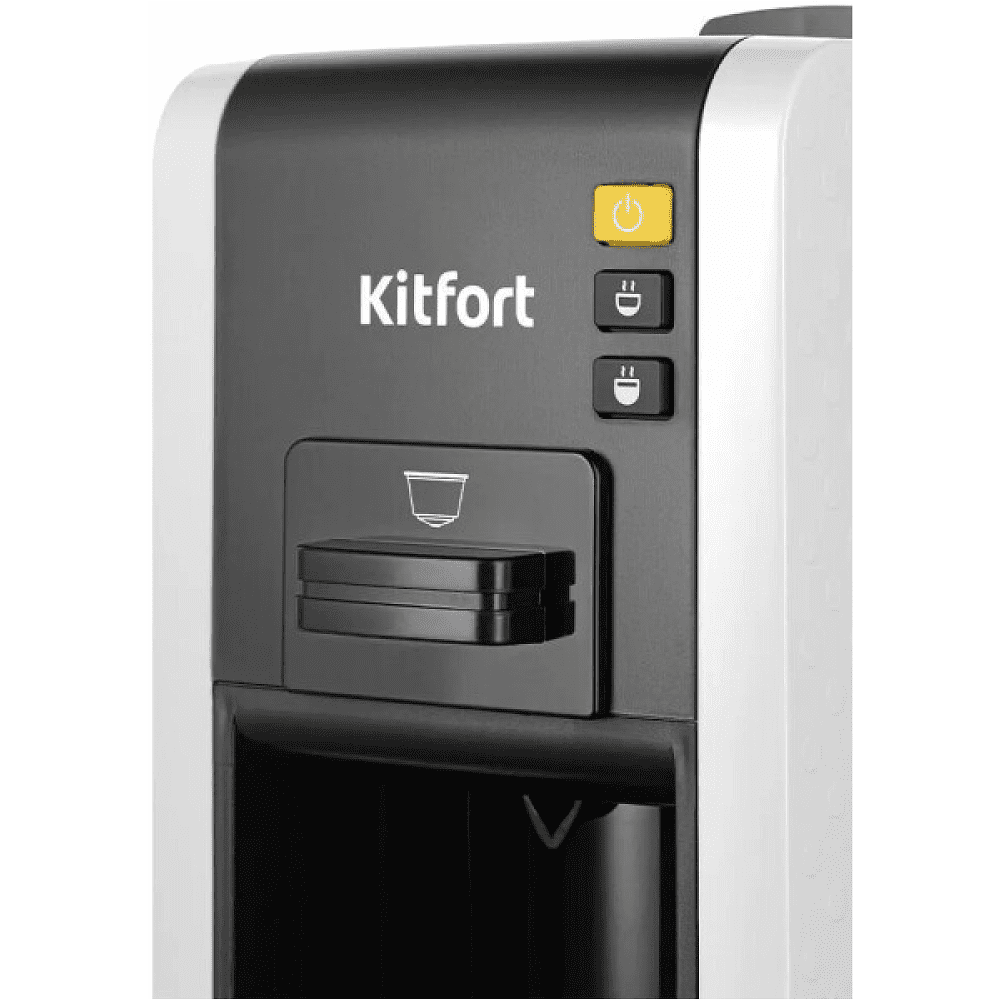 Кофеварка Kitfort KT-7467, белый, черный - 4