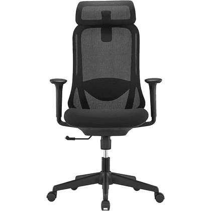 Кресло для руководителя SitZone U-090A, сетка, ткань, пластик, черный, -30% - 2