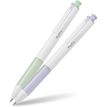 Ручка шариковая автоматическая "Blanco", 0.7 мм, белый, стерж. синий